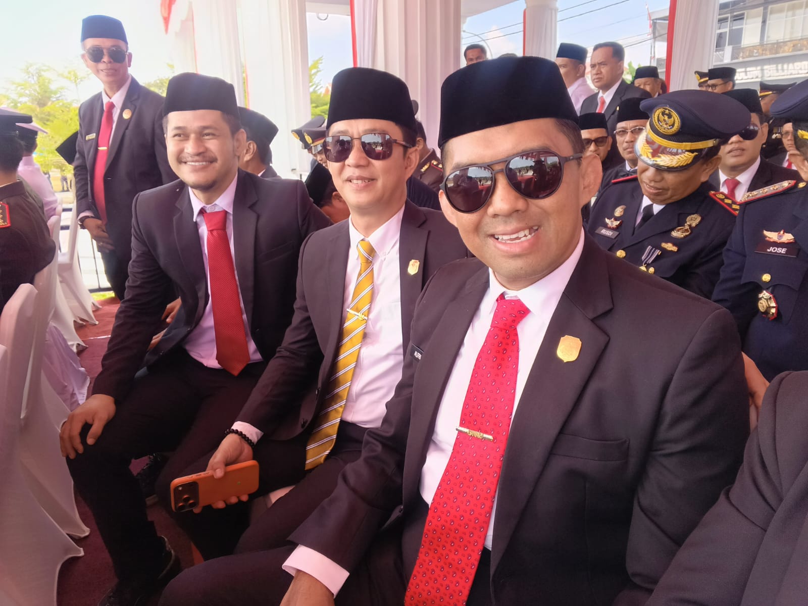 Alfri Jamil menghadiri upacara HUT ke-81 Kemerdekaan RI di Kota Palopo